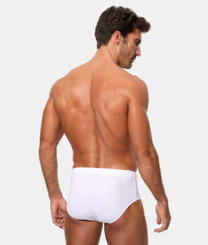 Slip Abierto Algodón 100% blanco hombre