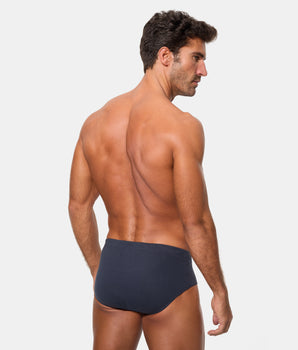 Slip Abierto Algodón 100% azul marino hombre