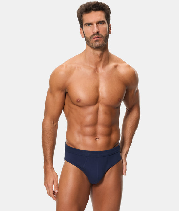 Abanderado Pack 2 Slips Cerrados 100% Algodón Multipack Estilo gris y negro hombre
