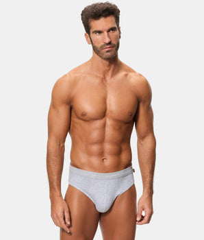 Pack 2 Slips Cerrados 100% Algodón Multipack Estilo gris y negro hombre