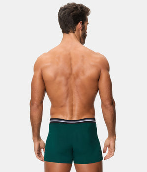 Bóxer Cerrado Técnico Cintura Extra Suave Algodón Elástico verde oscuro hombre