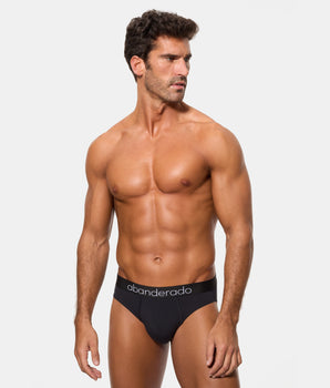 Pack 2 Slips Cerrados Línea Técnico Sensitive negro y kaki hombre