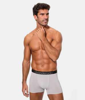 Pack 2 Bóxer Cerrados Línea Técnico Sensitive gris claro y gris oscuro hombre