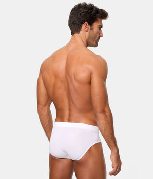 Pack 2 Slips Abiertos 100% Algodón Multipack Estilo blancos hombre