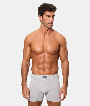 Pack 2 Bóxers Abiertos 100% Algodón Multipack Estilo negro y gris vigoré hombre