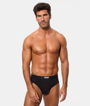 Pack 2 Slips Cerrados 100% Algodón Multipack Estilo negro y gris vigoré hombre