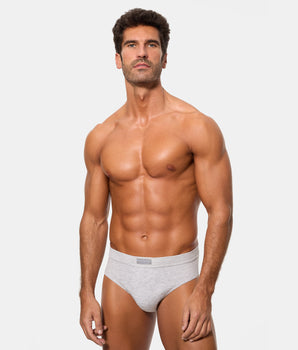 Pack 2 Slips Cerrados 100% Algodón Multipack Estilo negro y gris vigoré hombre